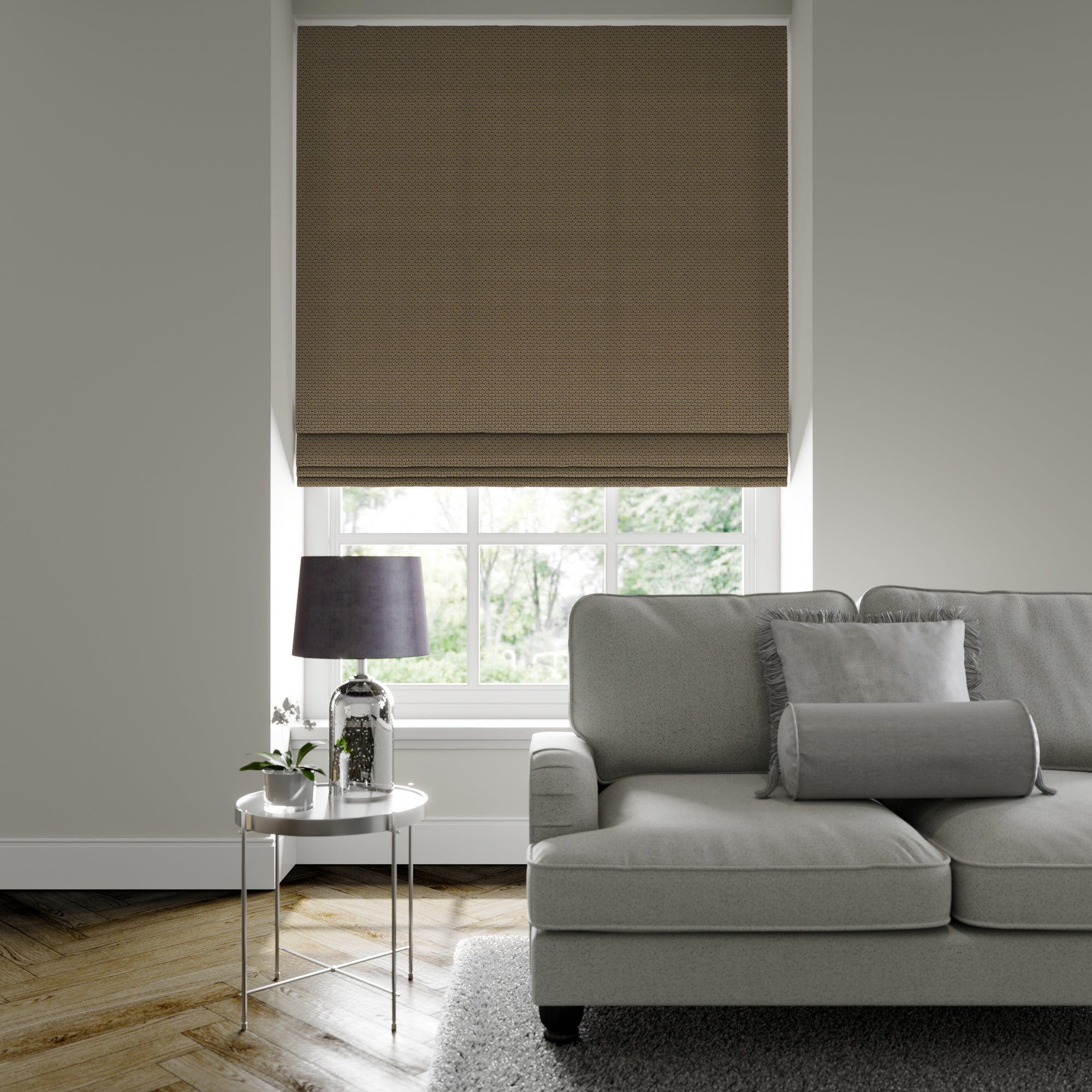 Click to view product details and reviews for Deco Made To Measure Roman Blind Deco Black And Gold.