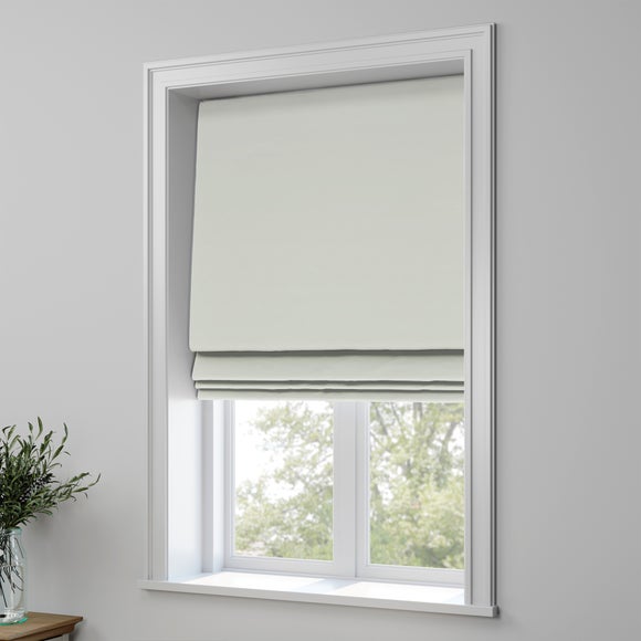 Renzo Made to Measure Roman Blind Renzo Silver