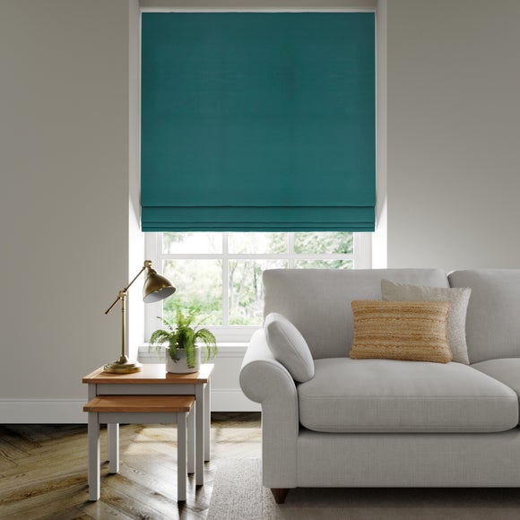 Renzo Made to Measure Roman Blind Renzo Teal
