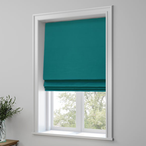 Renzo Made to Measure Roman Blind Renzo Teal