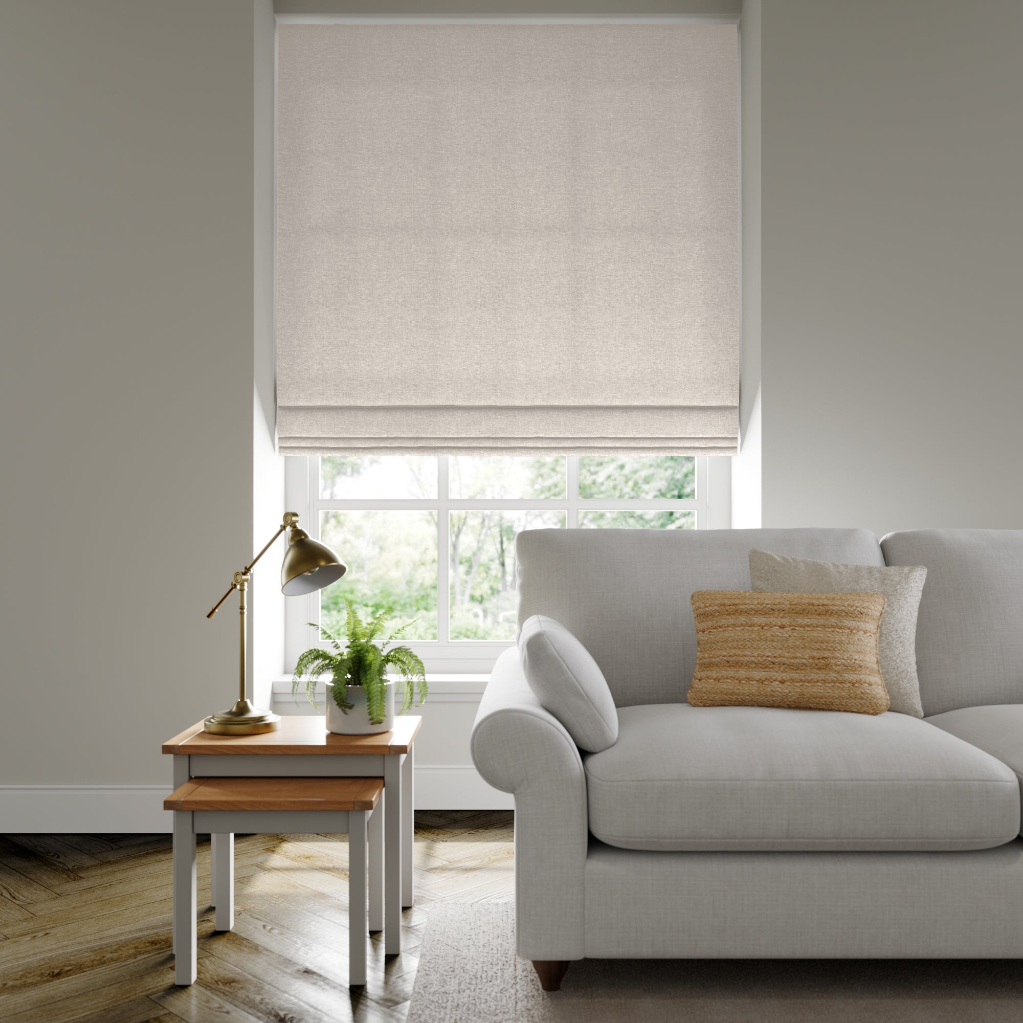 Lunar Made to Measure Roman Blind