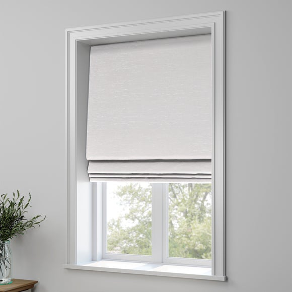 Aria Made to Measure Roman Blind Aria White