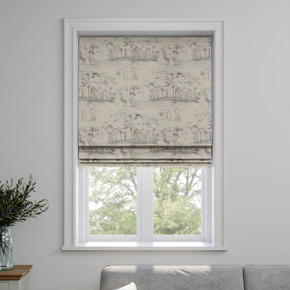 Arezzo Made to Measure Roman Blind Arezzo Charcoal