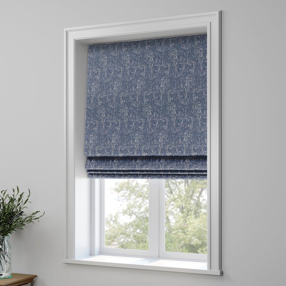 Cascade Made to Measure Roman Blind Cascade Sky Blue