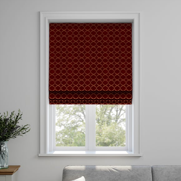 Trellis Made to Measure Roman Blind Trellis Rosso