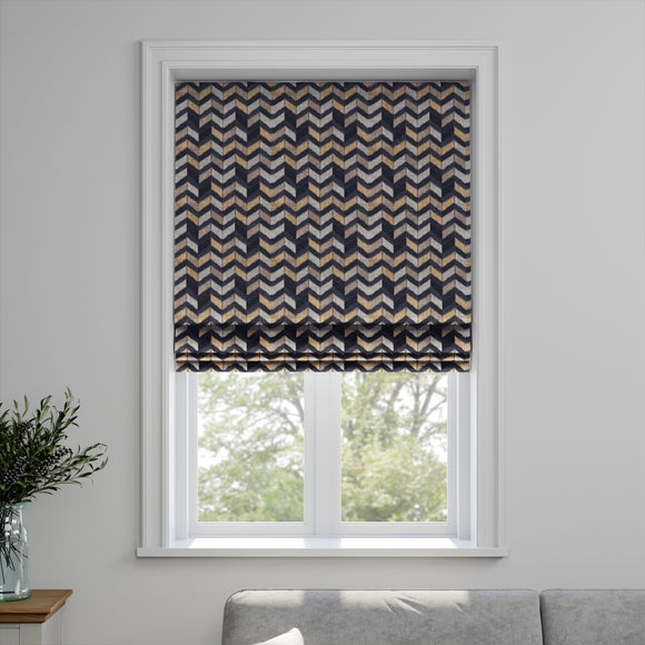 Zena Made to Measure Roman Blind Zena Charcoal