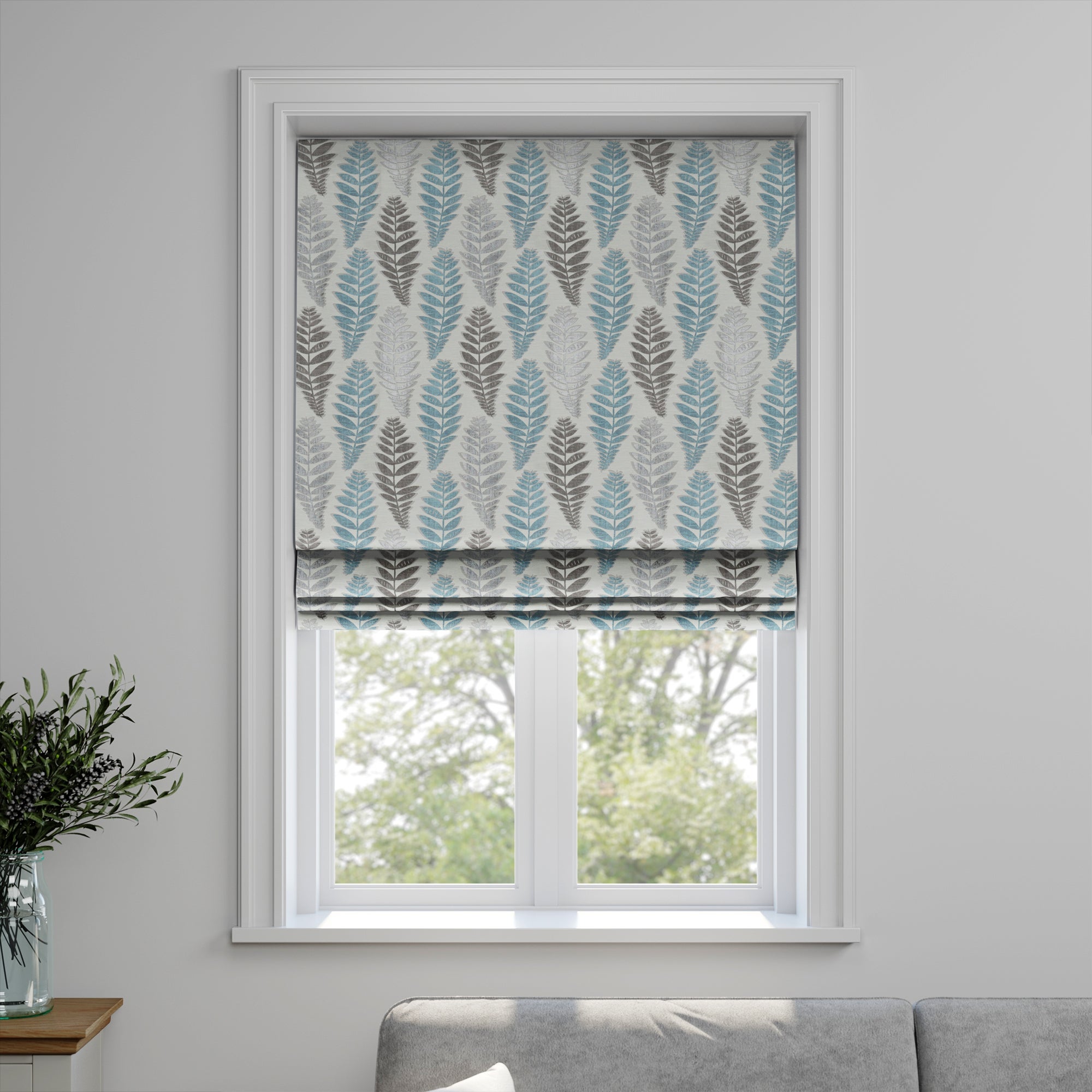 Ancona Made to Measure Roman Blind Ancona Duck Egg