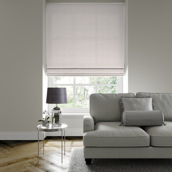 Nevis Made to Measure Roman Blind Nevis Jacquard Ivory