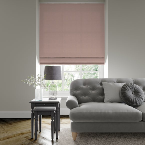 Nevis Made to Measure Roman Blind Nevis Jacquard Blush
