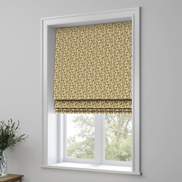 Vercelli Made to Measure Roman Blind Vercelli Ochre
