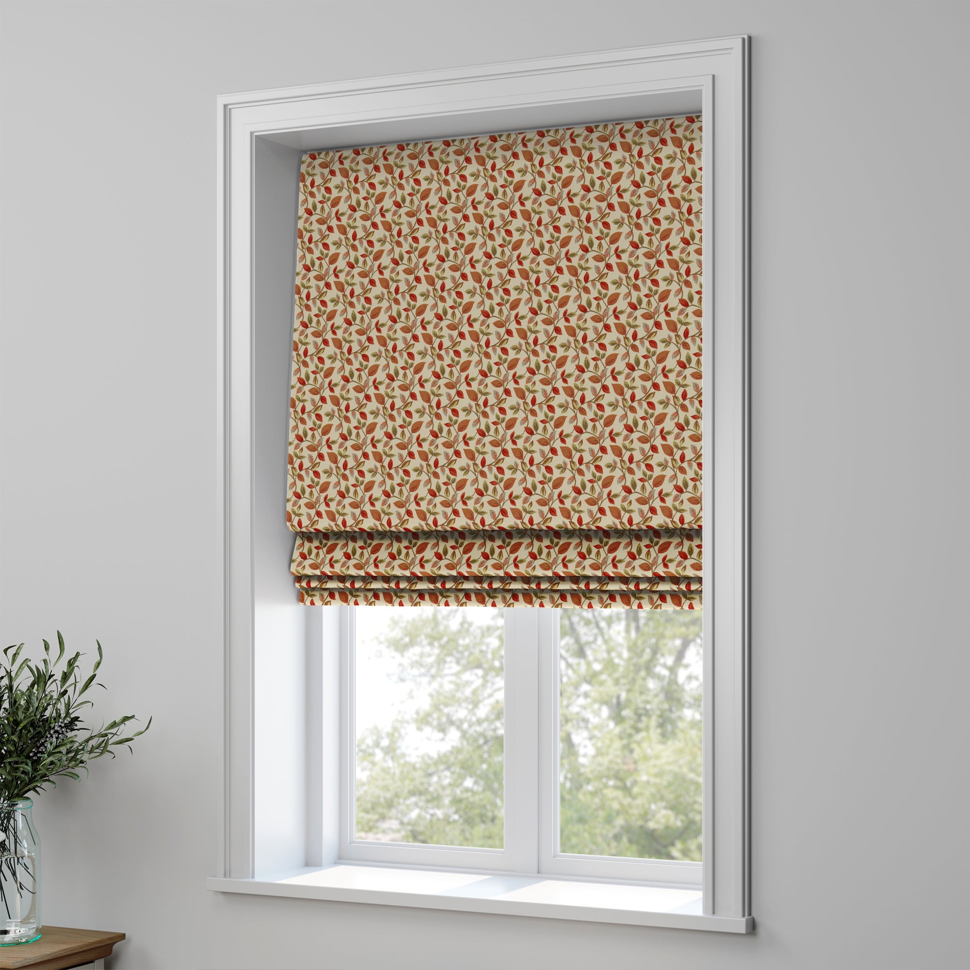 Vercelli Made to Measure Roman Blind Vercelli Burnt Orange