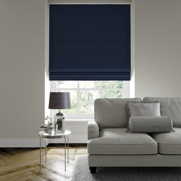 Solitaire Made to Measure Roman Blind Solitaire Navy