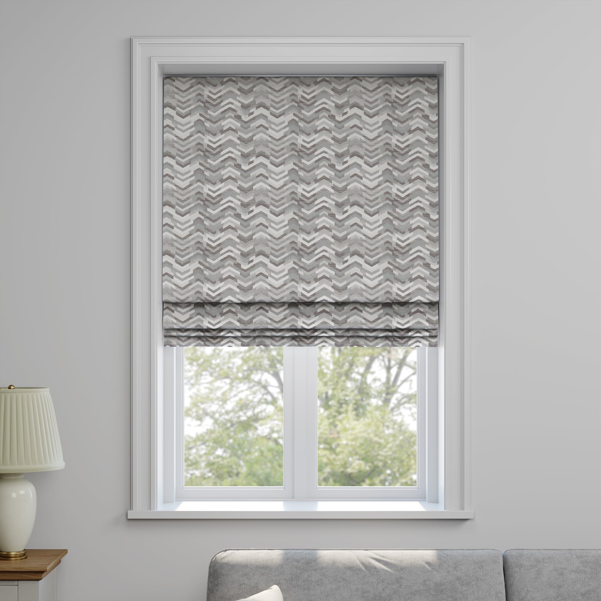 Volta Made to Measure Roman Blind Volta Silver