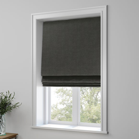 Saluzzo Made to Measure Roman Blind Saluzzo Charcoal