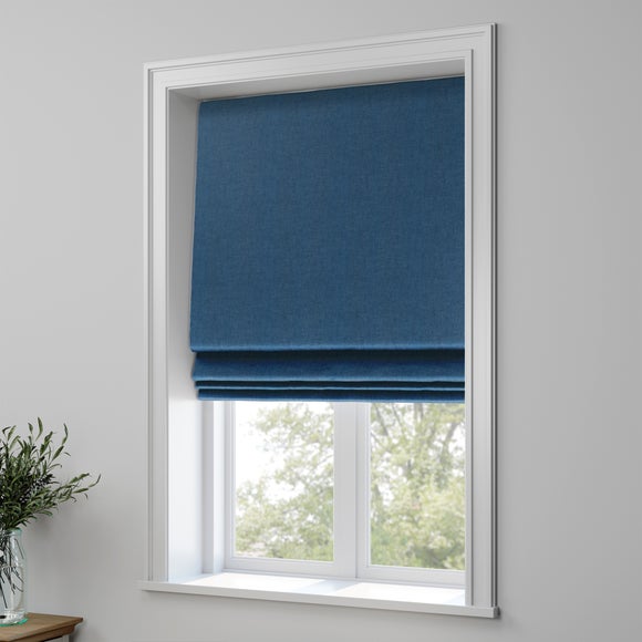 Saluzzo Made to Measure Roman Blind Saluzzo Indigo