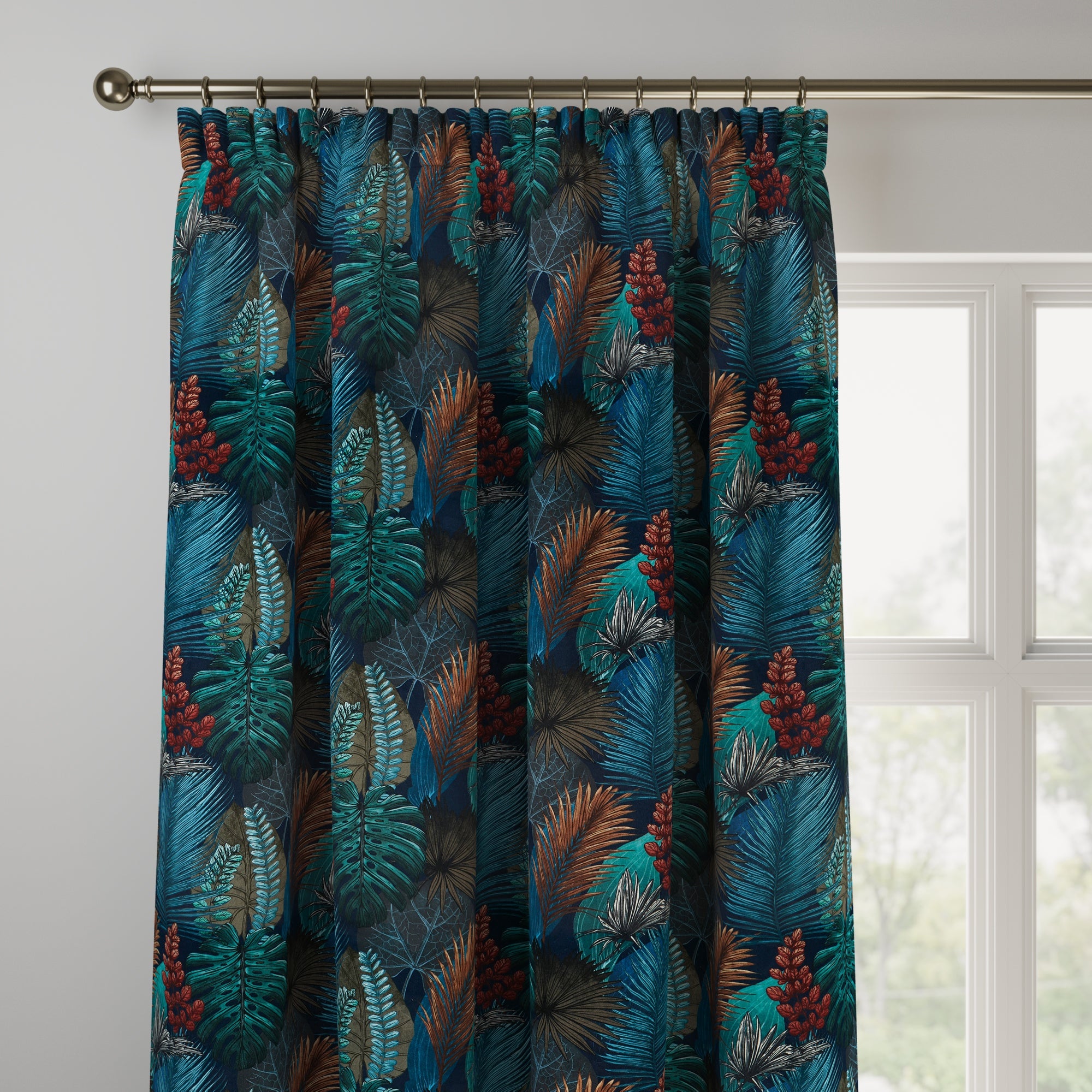 Rainforest Made to Measure Curtains | Dunelm