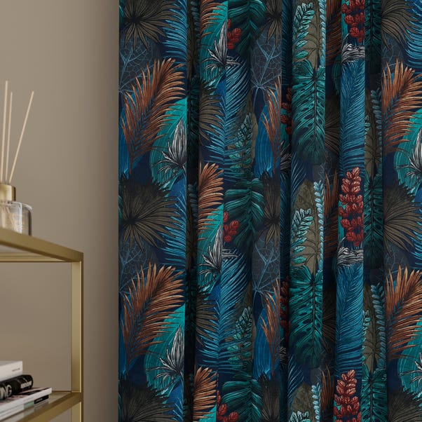 Rainforest Made to Measure Curtains Rainforest Teal