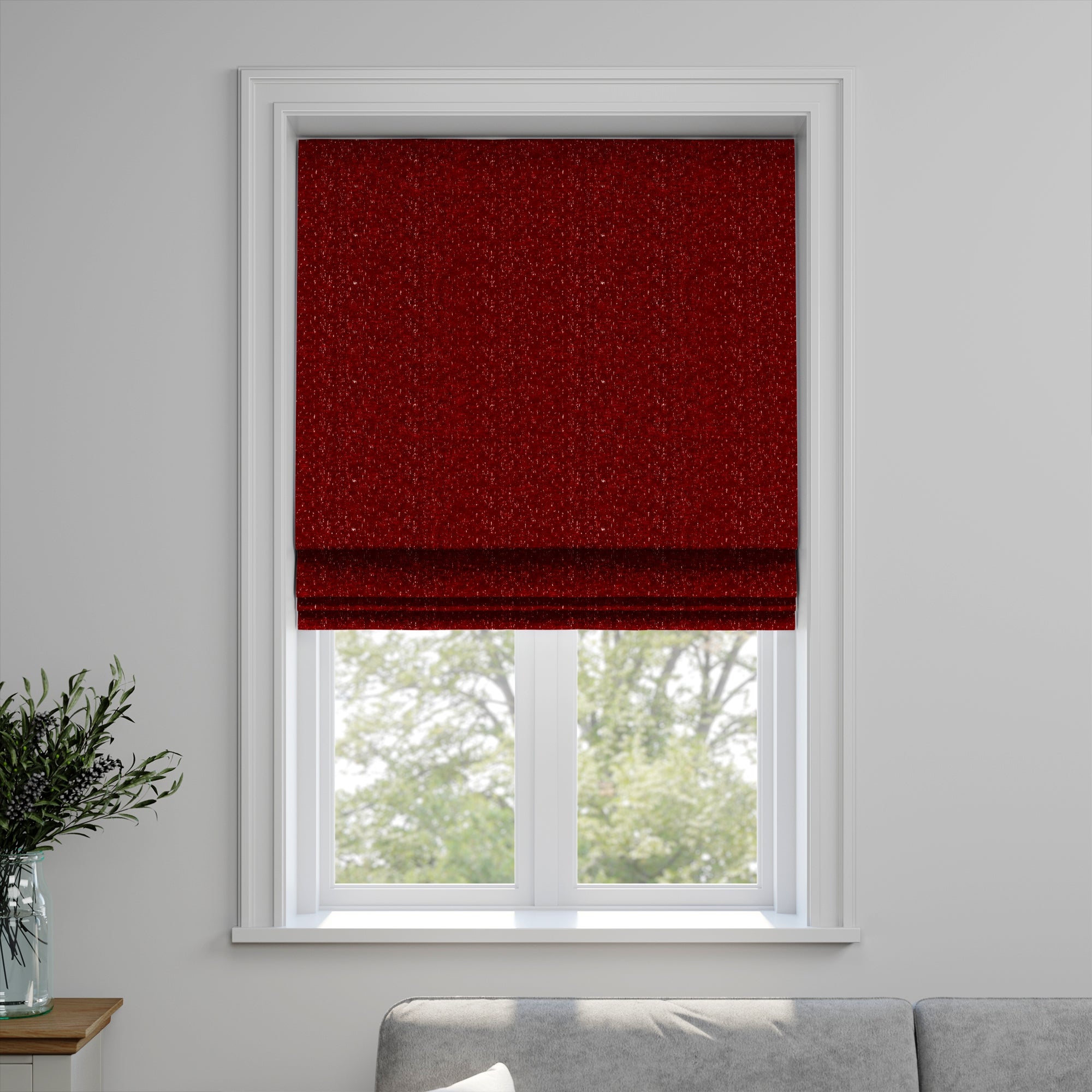 Garbo Made to Measure Roman Blind Garbo Garnet