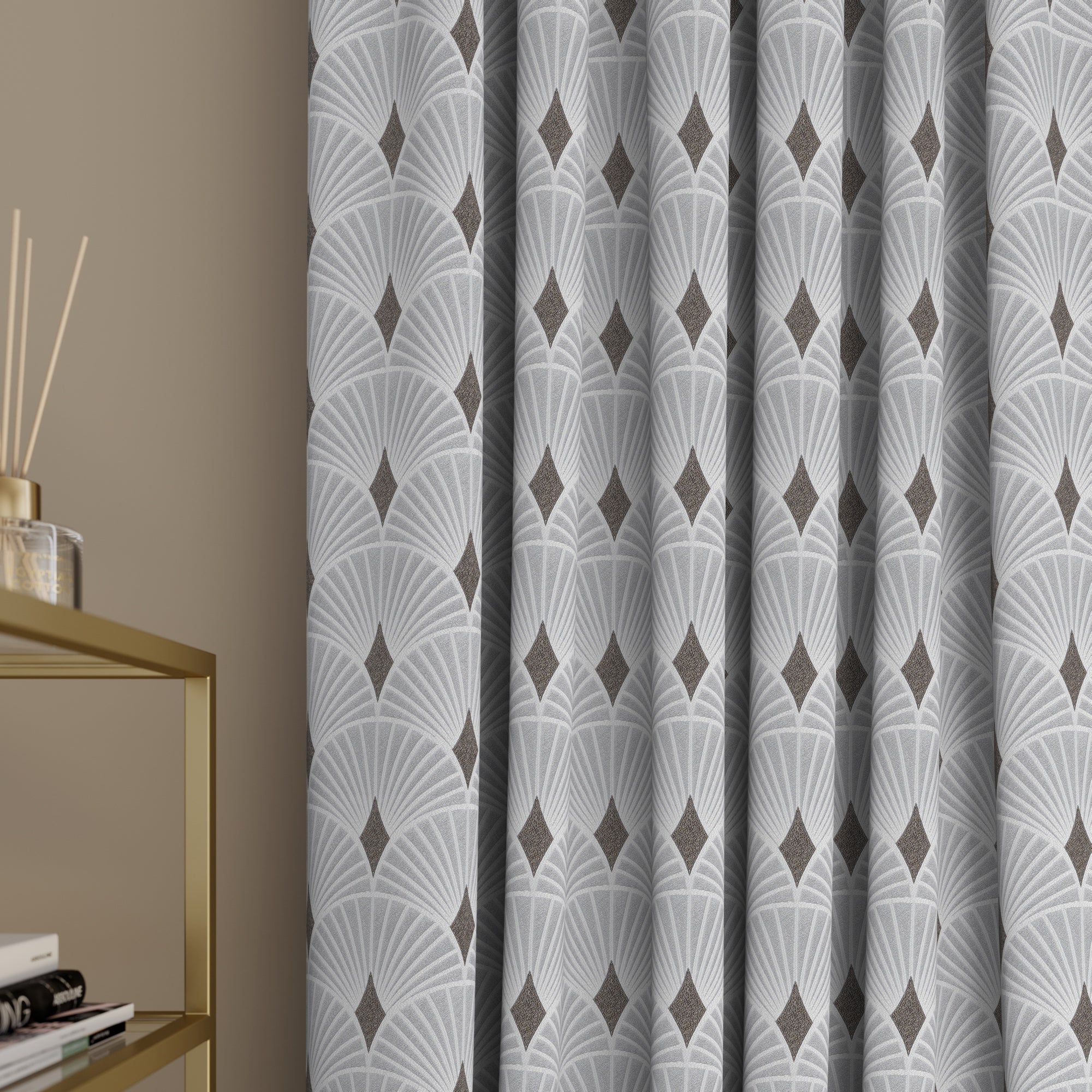 Tamara Made to Measure Curtains Tamara Silver