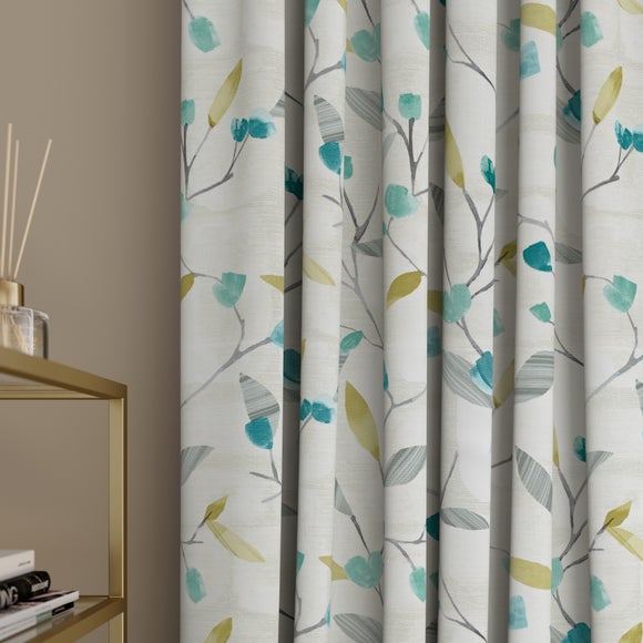 Eva Made to Measure Curtains Eva Teal