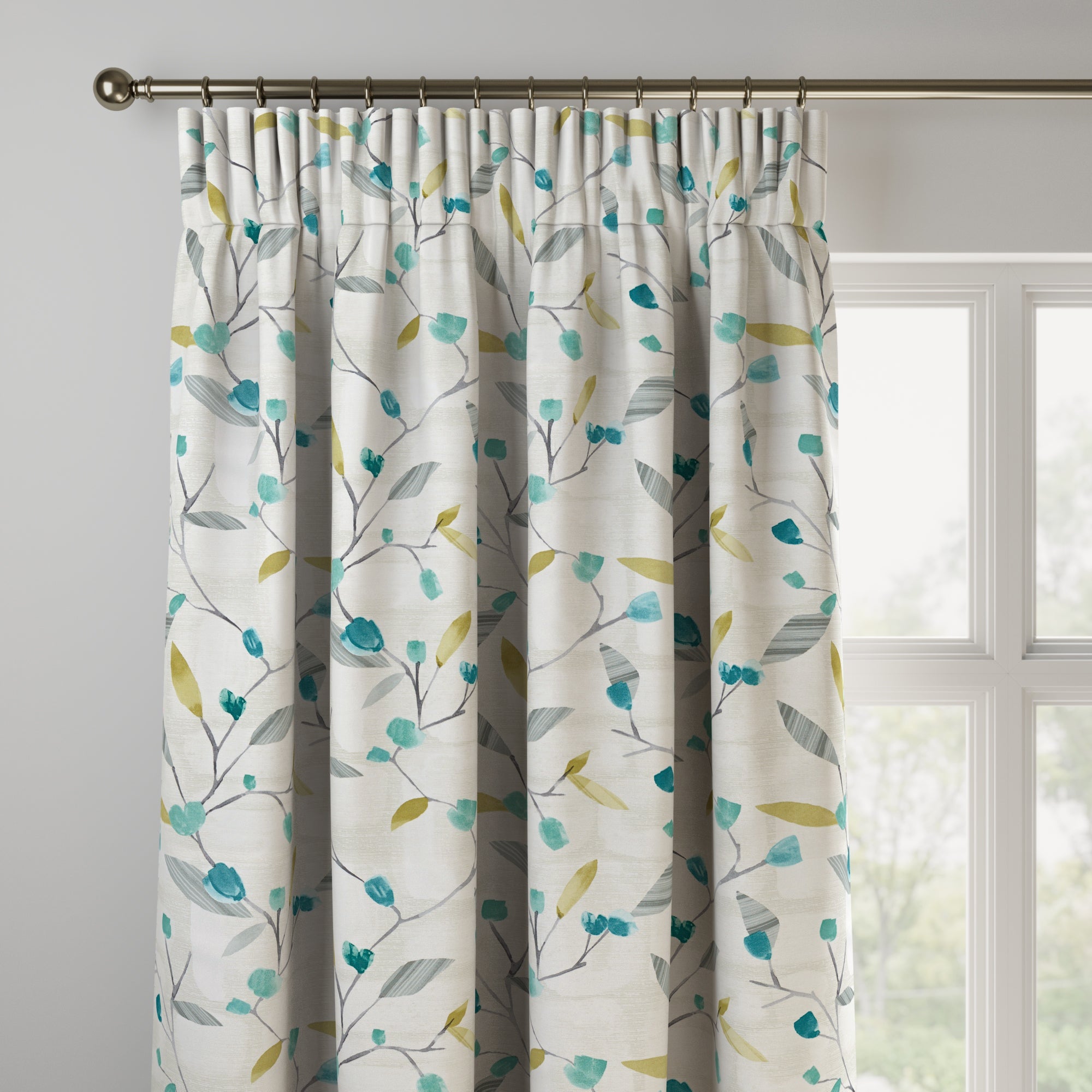 Eva Made to Measure Curtains Eva Teal