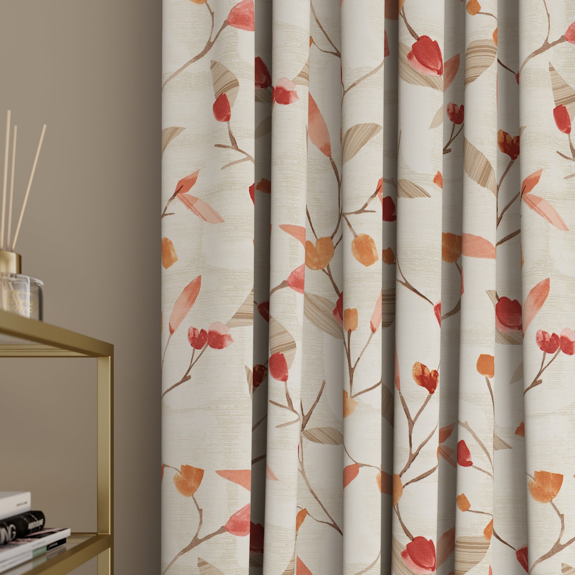 Eva Made to Measure Curtains Eva Rosso