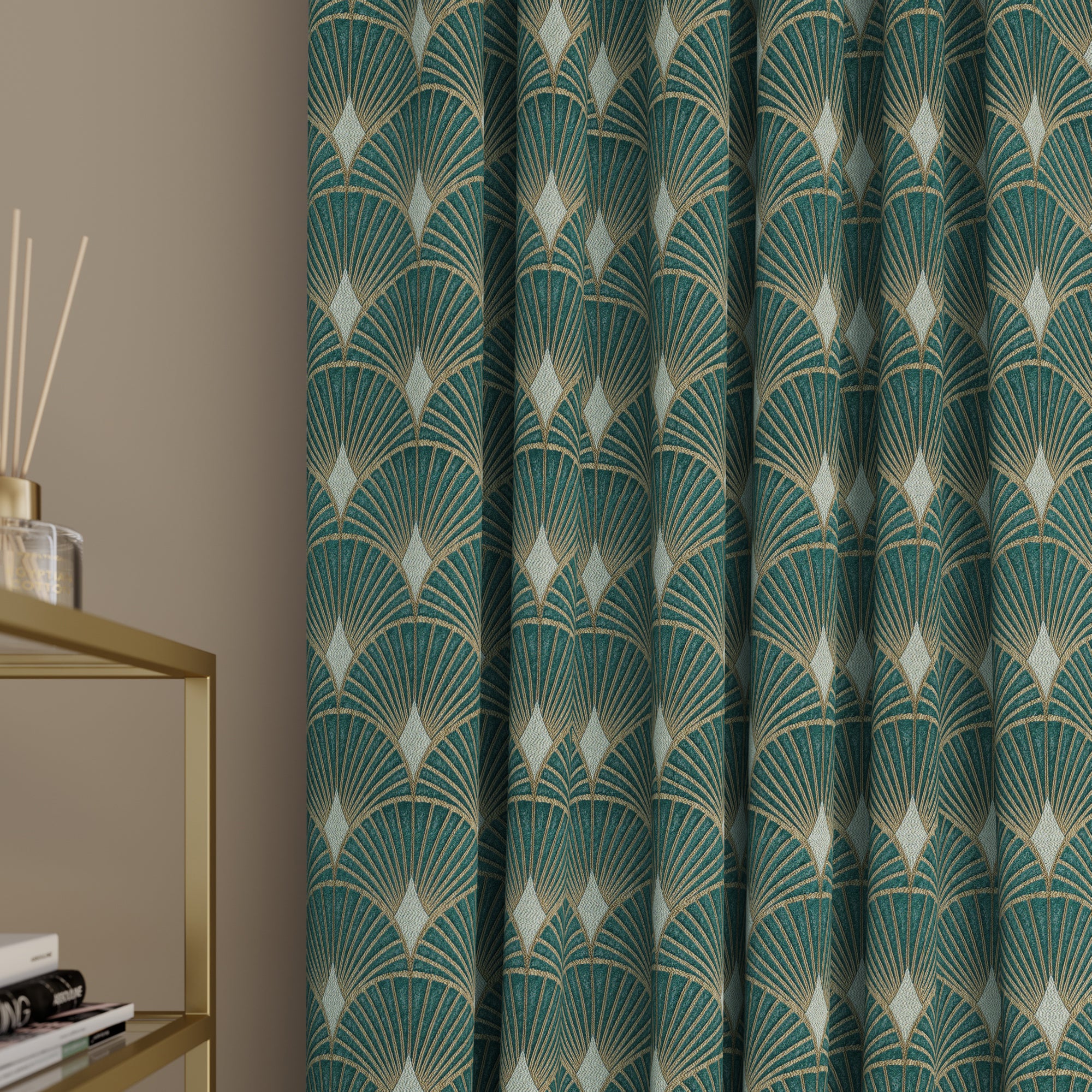 Tamara Made to Measure Curtains Tamara Emerald