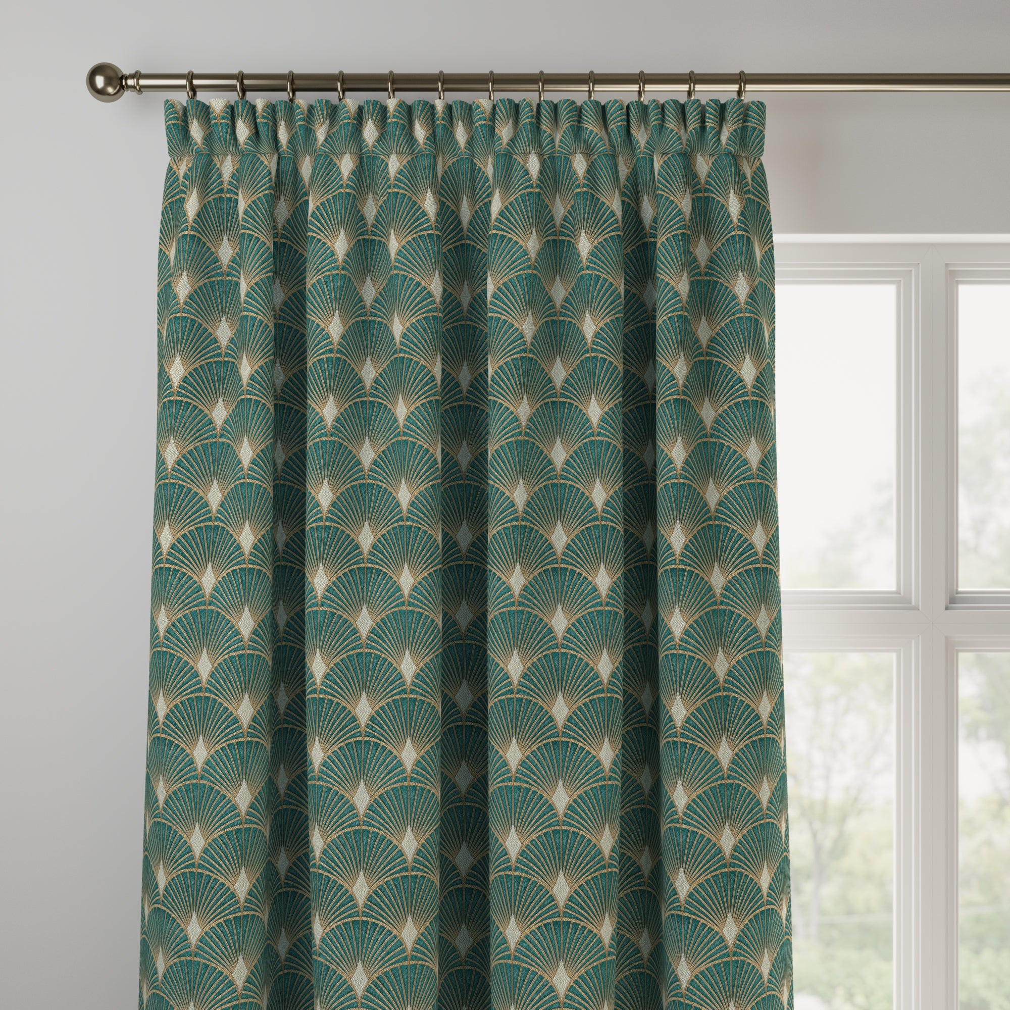 Tamara Made to Measure Curtains Tamara Emerald