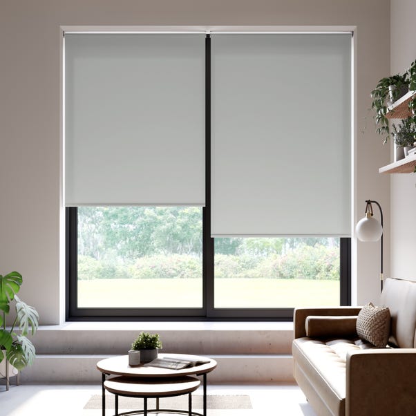 Astra Made to Measure PVC Roller Blind Astra Grey