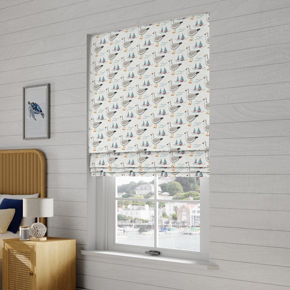 Coastal Gull Made to Measure Roman Blind Gull Multi