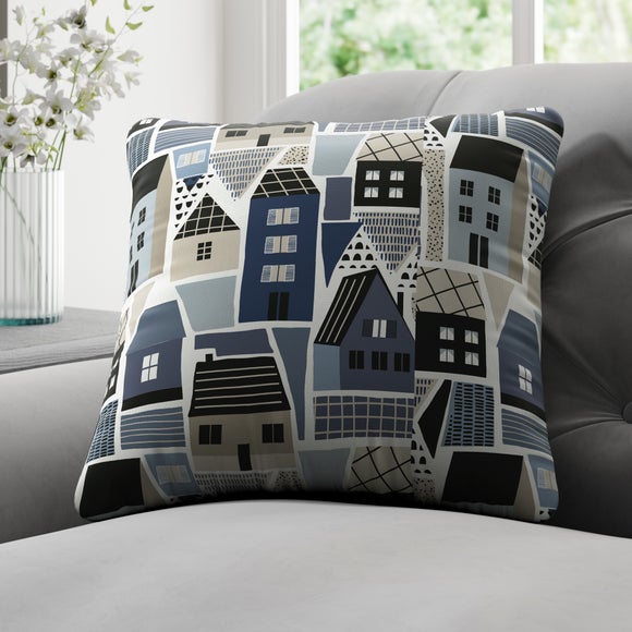 Dunelm navy outlet cushions