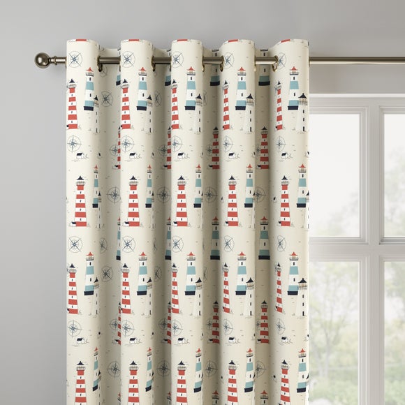 Coastal Lundy Made to Measure Curtains Lundy Multi