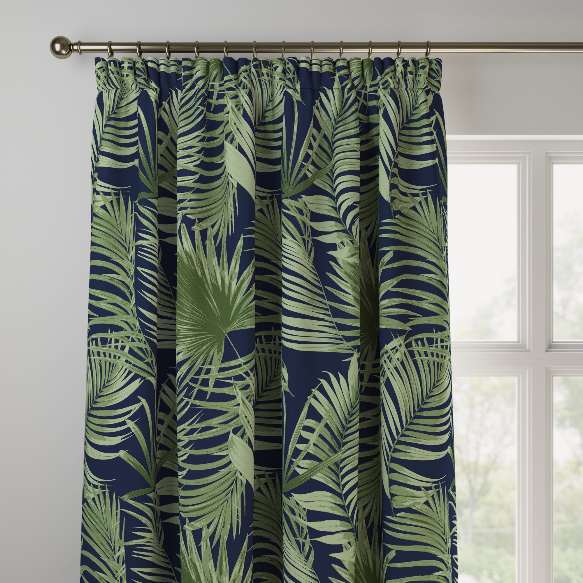 Maximalist Palm Made To Measure Curtains 