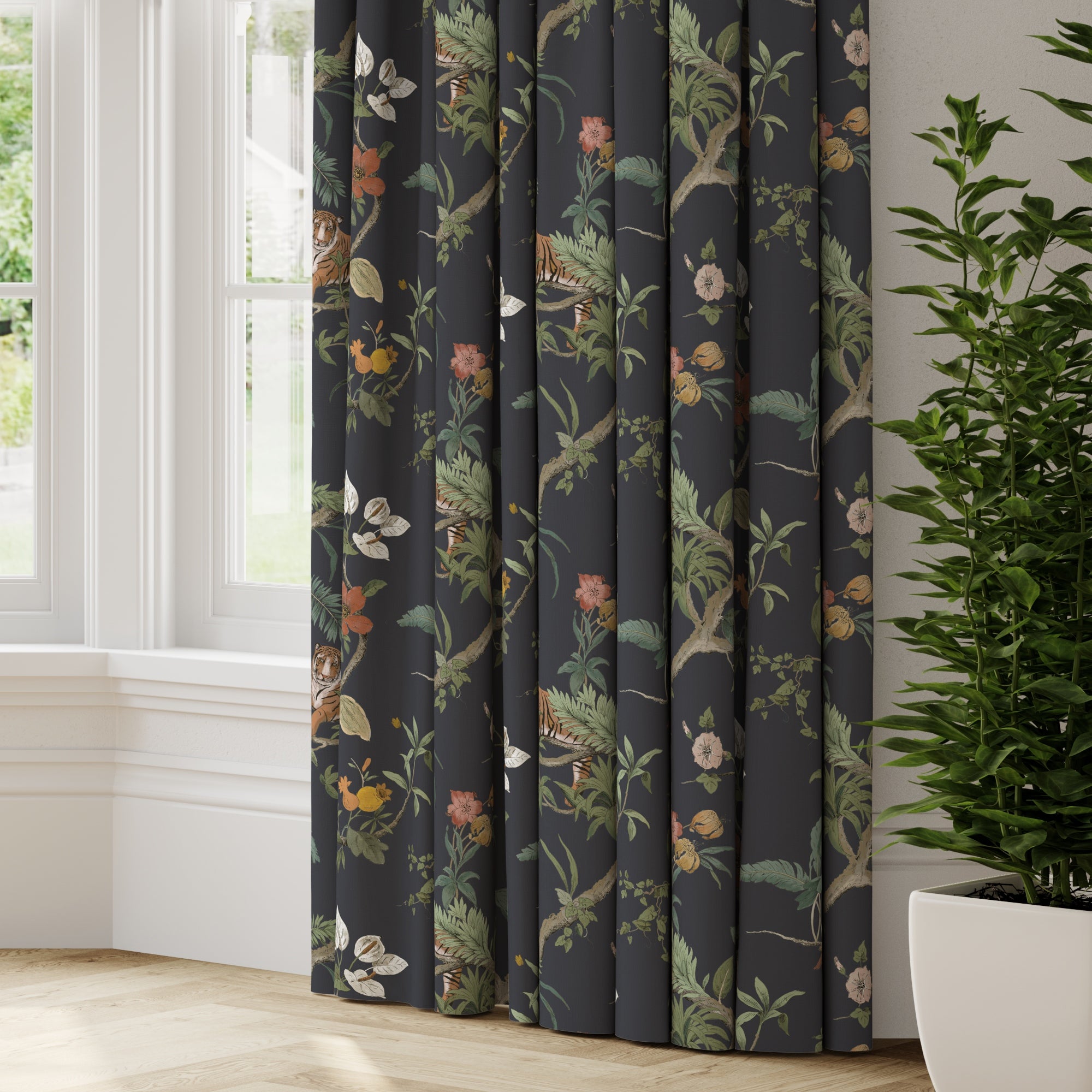 Maximalist Bengal Made to Measure Curtains | Dunelm