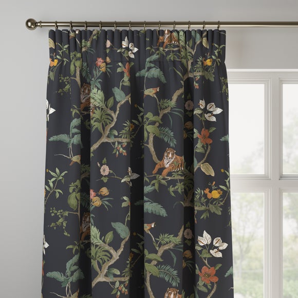 Maximalist Bengal Made to Measure Curtains Bengal Slate