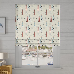 Coastal Lundy Made to Measure Roman Blind
