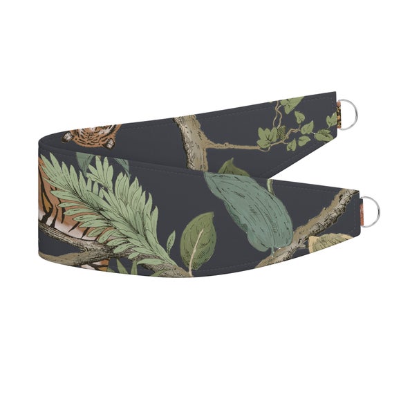 Maximalist Bengal Made To Order Tieback Bengal Slate