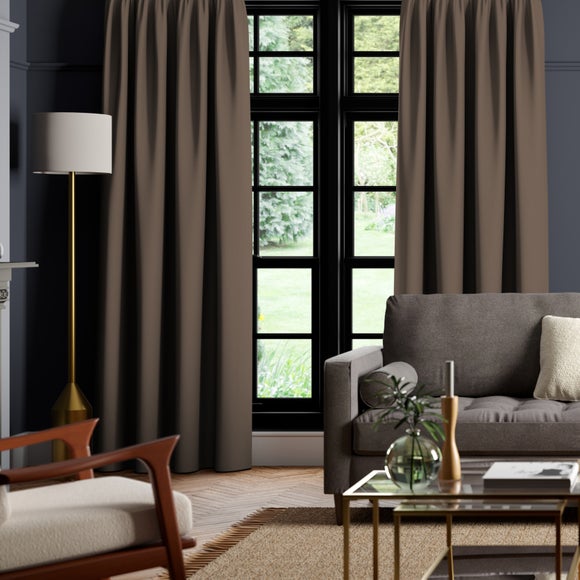 Panama Cotton Made to Measure Curtains Panama Truffle