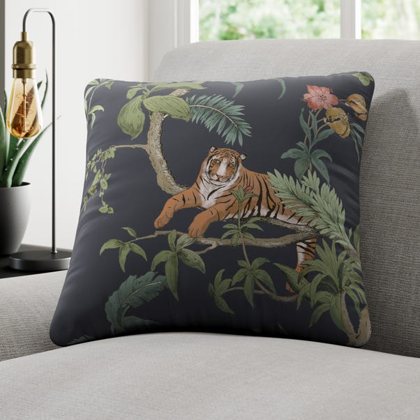 Maximalist Bengal Made to Order Cushion Cover Bengal Slate