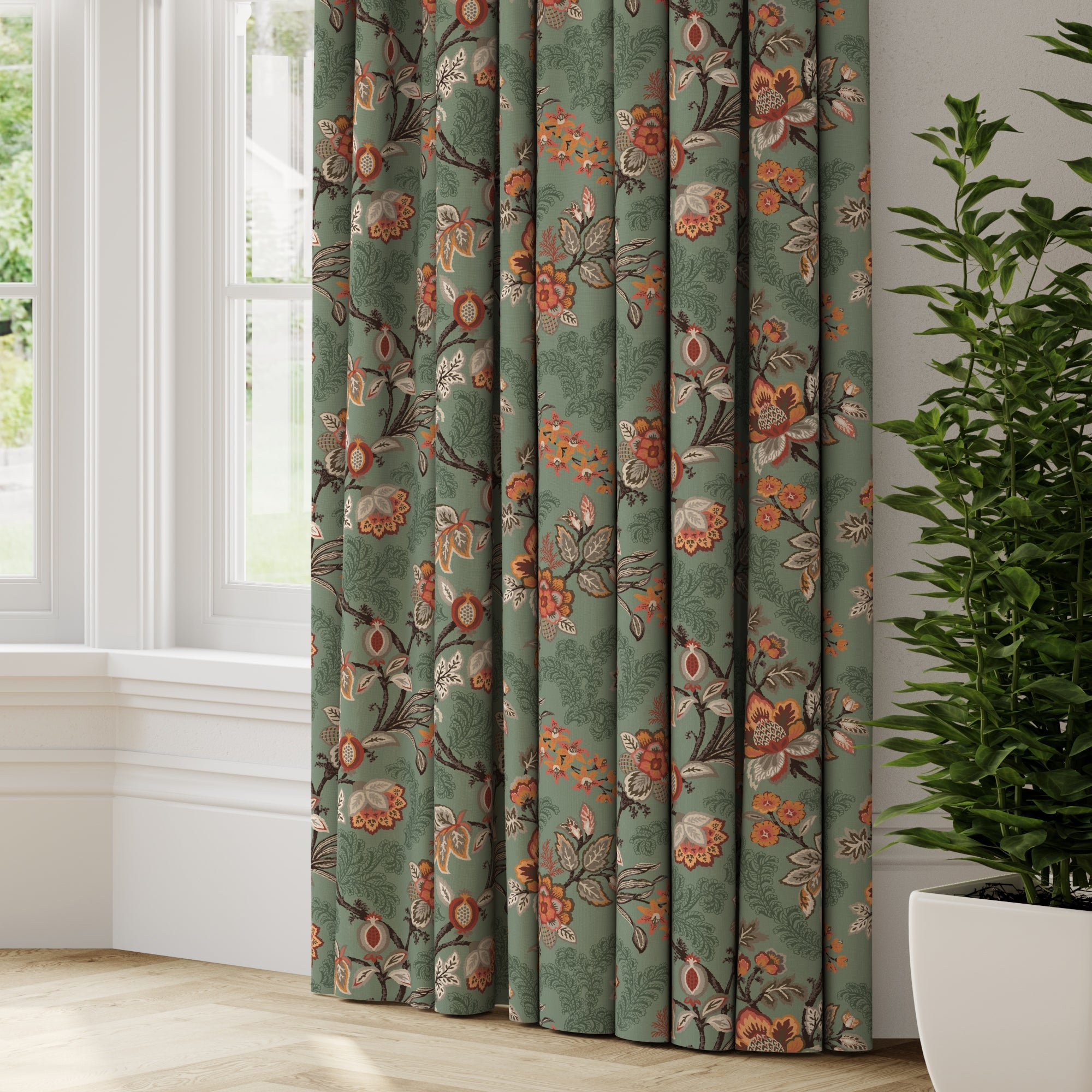 Maximalist Jacobean Made to Measure Curtains | Dunelm