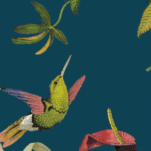 Maximalist Passion Made to Measure Curtains Passion Teal