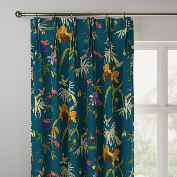 Maximalist Passion Made to Measure Curtains Passion Teal