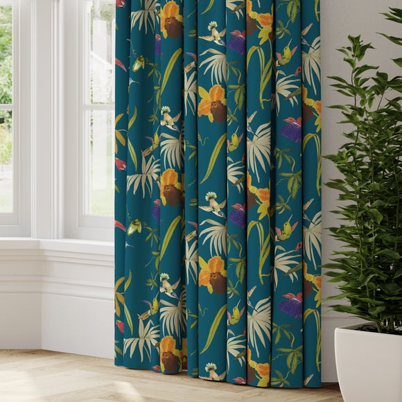 Maximalist Passion Made to Measure Curtains Passion Teal