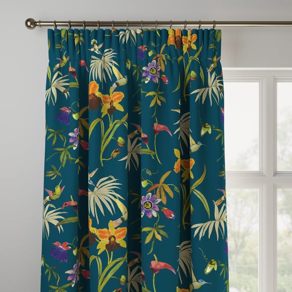Maximalist Passion Made to Measure Curtains Passion Teal