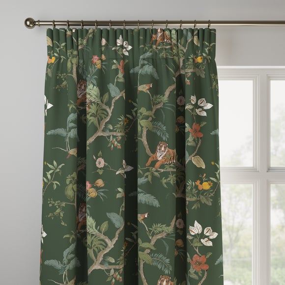 Maximalist Bengal Made to Measure Curtains Bengal Olive