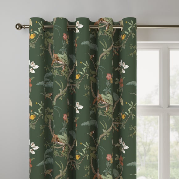 Maximalist Bengal Made to Measure Curtains Bengal Olive
