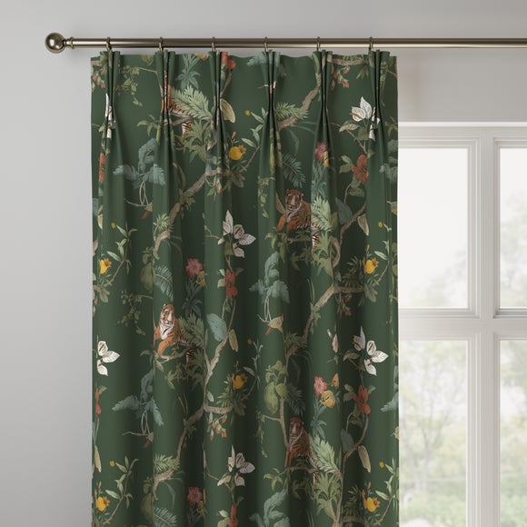 Maximalist Bengal Made to Measure Curtains Bengal Olive