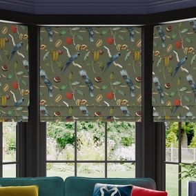 Maximalist Cockatoo Made to Measure Roman Blind