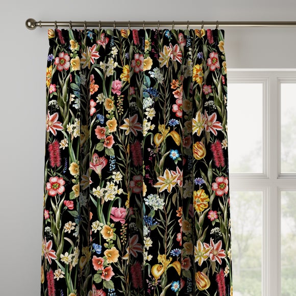 Maximalist Tropical Made to Measure Curtains Tropical Black