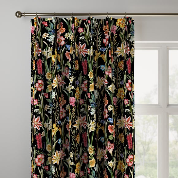 Maximalist Tropical Made to Measure Curtains Tropical Black